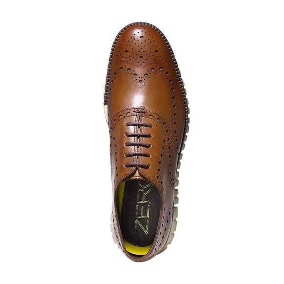 NWT Cole Haan Men's Zerogrand Wing Oxford, British Tan, 13 M US - Picture 4 of 6